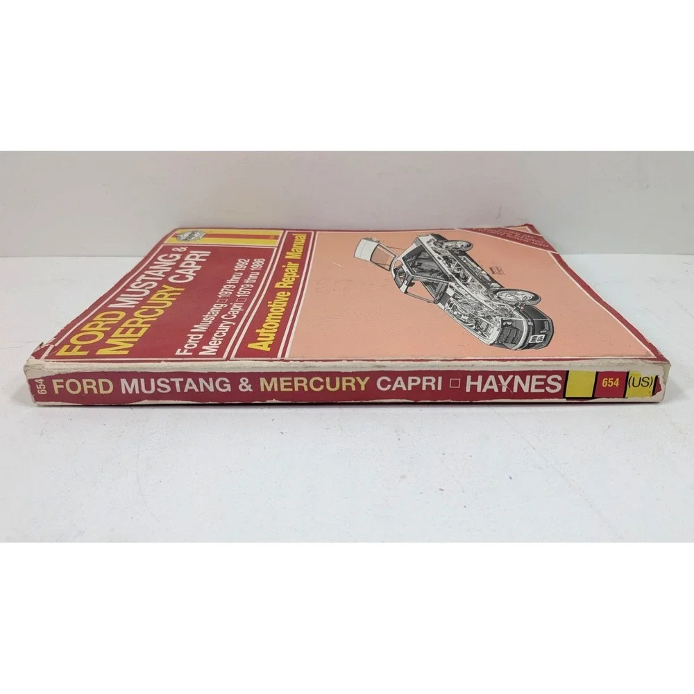 Haynes Repair Manual 654 Ford Mustang 1979-1992 Mercury Capri 1979-1986 Wiring
